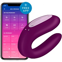 Смарт-вибратор для пар Satisfyer Double Joy Violet (SO3899)
