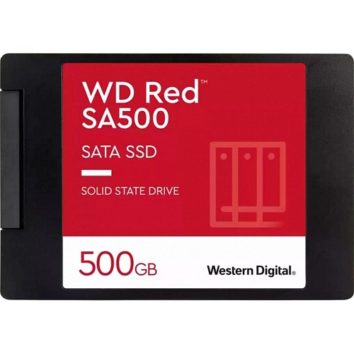 SSD накопитель WD Red SA500 500GB (WDS500G1R0A) 