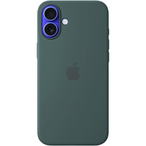Чехол Apple Silicone Case with MagSafe для iPhone 16 Plus Lake Green (MYYH3ZM/A)