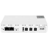 Источник бесперебойного питания (ИБП) для роутера Voltronic DC1018P White Источник бесперебойного питания (ИБП) для роутера Voltronic DC1018P White