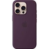 Чехол Silicone Case with MagSafe для Apple iPhone 16 Pro Plum AAA Чехол Silicone Case with MagSafe для Apple iPhone 16 Pro Plum AAA