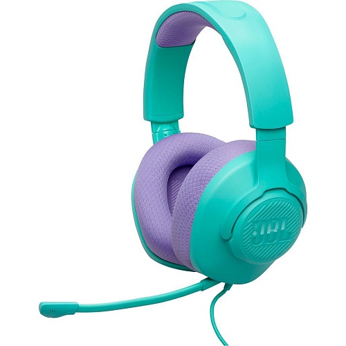 Ігрові навушники JBL Quantum 100 M2 Cyan (JBLQTUM100M2CYN) - придбати в Дніпрі, Україні: ціна, характеристики | інтернет-магазин TOUCH