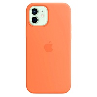 Чехол Silicone Case для Apple iPhone 12/12 Pro (Kumquat) АА
