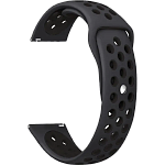 Універсальний ремінець для Amazfit Bip 20мм Black (AMZBPSILNIKE-SW)