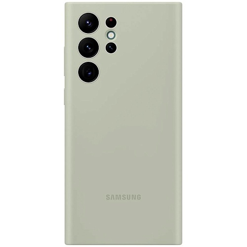 Чехол Silicone Cover для Samsung Galaxy S22 Ultra S908 (EF-PS908TMEGRU) Olive Green