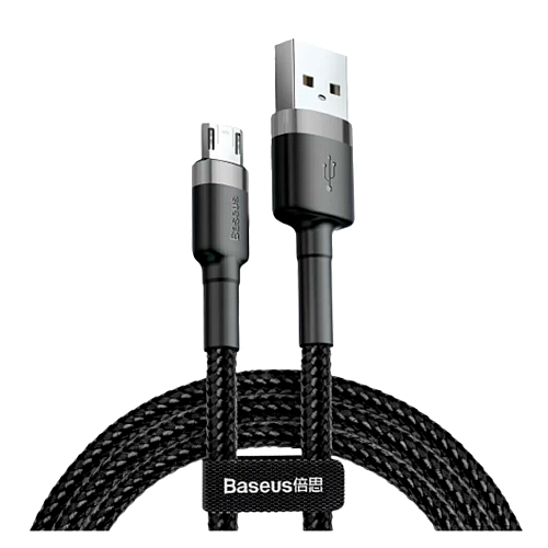 Кабель Baseus Cafule Micro USB 3m (CAMKLF-HG1) Gray/Black