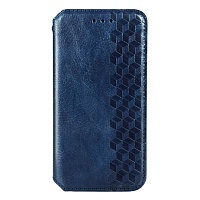 Чехол-книжка GETMAN Cubic Cover Case для Xiaomi Redmi 9A / 9AT (Blue) Чехол-книжка GETMAN Cubic Cover Case для Xiaomi Redmi 9A / 9AT (Blue)