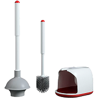 Набір йоржик для унітазу + вантуз Xiaomi YiJie White PP+TRP - придбати в Дніпрі, Україні: ціна, характеристики | інтернет-магазин TOUCH