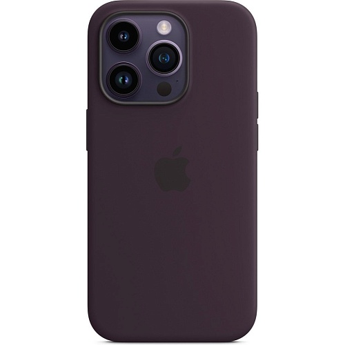 Чехол Apple Silicone Case with MagSafe для iPhone 14 Pro Elderberry (MPTK3ZE/A)