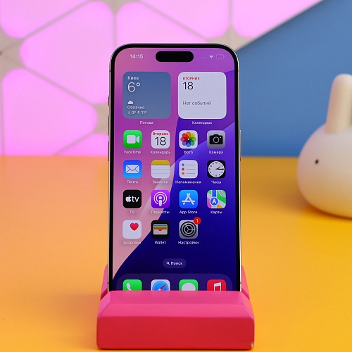 Смартфон Apple iPhone 15 Pro 128GB Natural Titanium (MTUX3) Б/У - придбати в Дніпрі, Україні: ціна, характеристики | інтернет-магазин TOUCH
