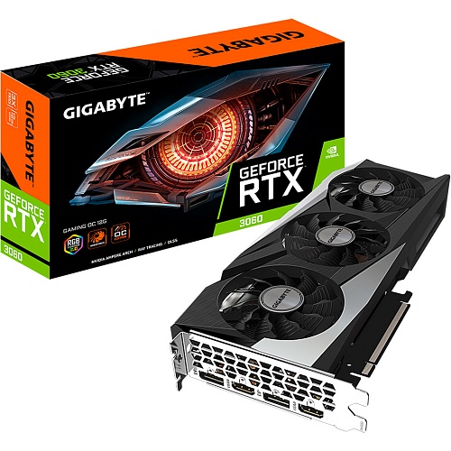 Видеокарта Gigabyte GeForce RTX 3060 Gaming OC 12G rev. 2.0 (GV-N3060GAMING OC-12GD)