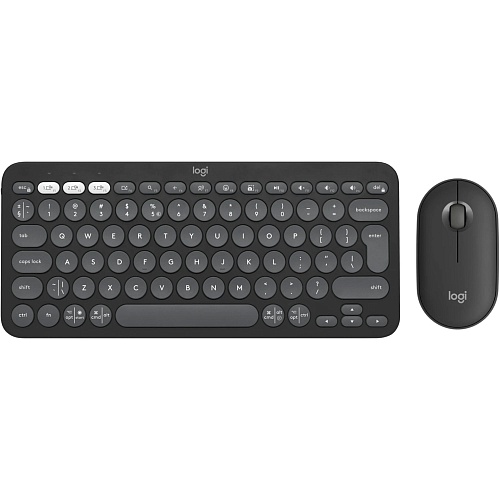Комплект (клавиатура + мышь) Logitech Pebble 2 Combo Graphite (920-012239) UA