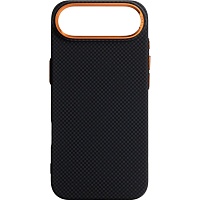 Чехол ArmorStandart LikeCarbon2 SE MagCase для Apple iPhone Air Kevlar Black Orange (ARM89166)