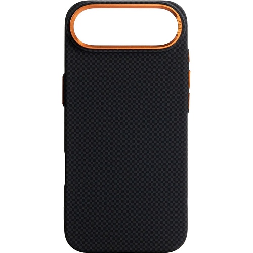 Чехол ArmorStandart LikeCarbon2 SE MagCase для Apple iPhone Air Kevlar Black Orange (ARM89166)