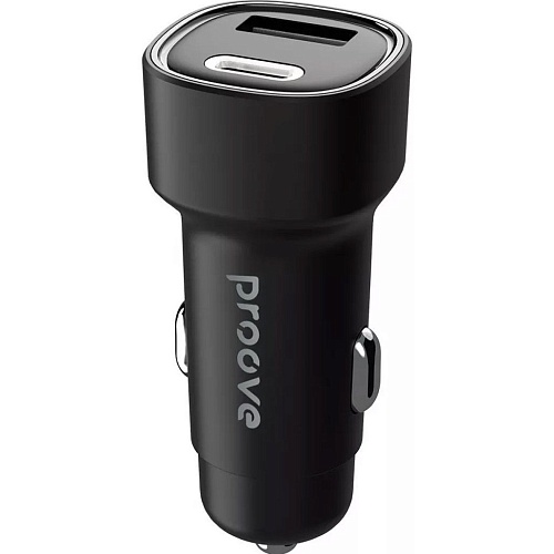 Автомобильное зарядное устройство Proove Flash USB-C to USB-А 48W Black (CCFL48111201)