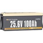 Акумулятор Power Queen LiFePO4 24V (25.6V/100Ah/2560Wh) (BMS 100A/100A)