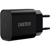 Сетевое зарядное устройство Choetech PD 20W Wall Charger Black (Q5004-EU-BK)