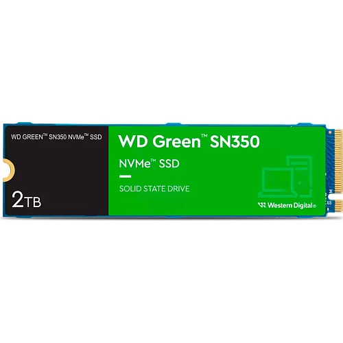 SSD накопитель WD Green SN350 2TB (WDS200T3G0C)