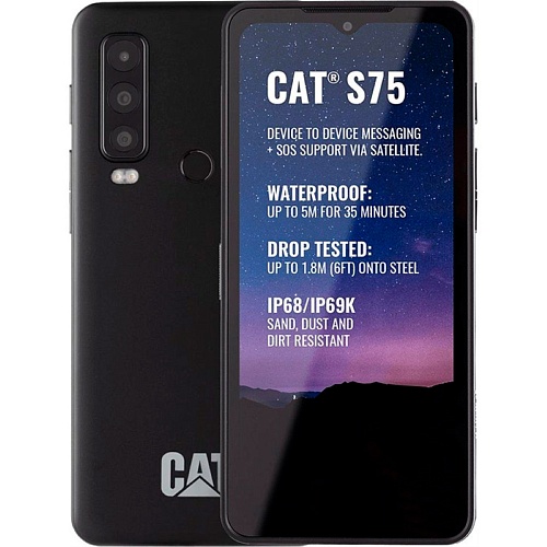 Смартфон Caterpillar CAT S75 6/128GB 5G Black - придбати в Дніпрі, Україні: ціна, характеристики | інтернет-магазин TOUCH