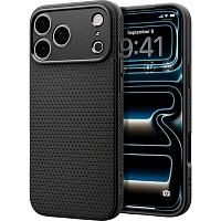Чохол Spigen Liquid Air для Apple iPhone 17 Pro Matte Black (ACS10331) - придбати в Дніпрі, Україні: ціна, характеристики | інтернет-магазин TOUCH Чохол Spigen Liquid Air для Apple iPhone 17 Pro Matte Black (ACS10331) - придбати в Дніпрі, Україні: ціна, характеристики | інтернет-магазин TOUCH