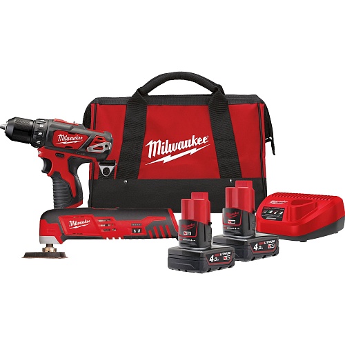 Набор электроинструментов Milwaukee M12 BPP2D-402B (4933441250)