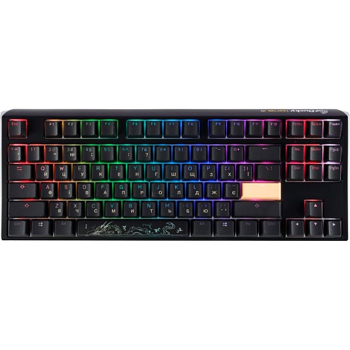 Клавиатура Ducky One 3 TKL Cherry MX Blue RGB Black (DKON2187ST-CUAPXCLAWSC1) UA