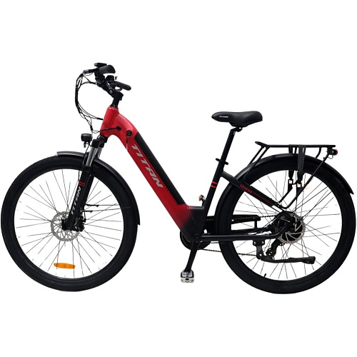 Електровелосипед E-Titan Genesis Red-Black (29ETJA-004976) - придбати в Дніпрі, Україні: ціна, характеристики | інтернет-магазин TOUCH