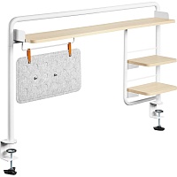 Настольная доска-органайзер OfficePro DS253WW White/Wood Настольная доска-органайзер OfficePro DS253WW White/Wood