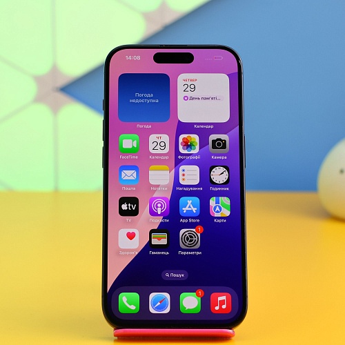 Смартфон Apple iPhone 15 Pro 128GB Blue Titanium (MTV03) Б/У