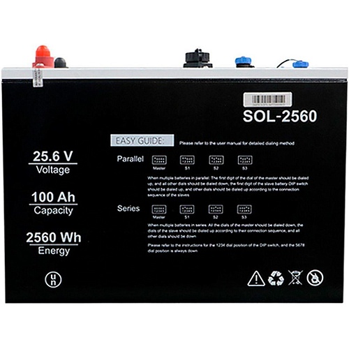 Акумулятор Solinved SOL-2560 LiFePO4 24V (25.6V/100Ah/2560Wh) BMS - придбати в Дніпрі, Україні: ціна, характеристики | інтернет-магазин TOUCH Акумулятор Solinved SOL-2560 LiFePO4 24V (25.6V/100Ah/2560Wh) BMS - придбати в Дніпрі, Україні: ціна, характеристики | інтернет-магазин TOUCH