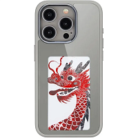 Чехол Ink Show E-ink Screen Case для Apple iPhone 13 Pro Titanium 