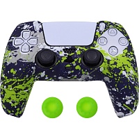 Чехол на геймпад Silicone Case для Sony DualSense Graffiti J Чехол на геймпад Silicone Case для Sony DualSense Graffiti J