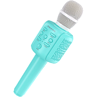 Микрофон с караоке Borofone BF1 Rhyme Turquoise Микрофон с караоке Borofone BF1 Rhyme Turquoise