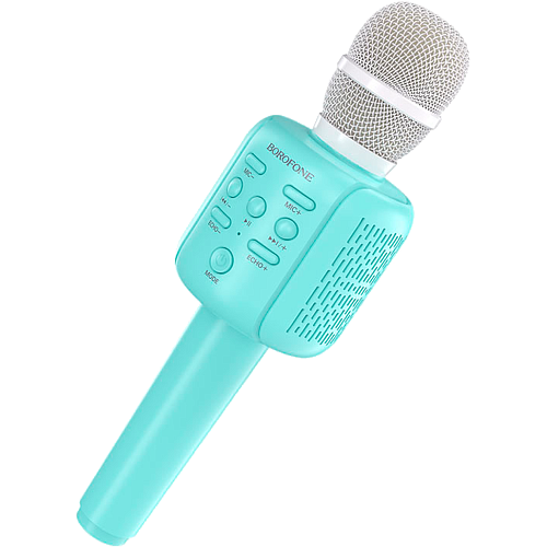 Мікрофон з караоке Borofone BF1 Rhyme Turquoise - придбати в Дніпрі, Україні: ціна, характеристики | інтернет-магазин TOUCH