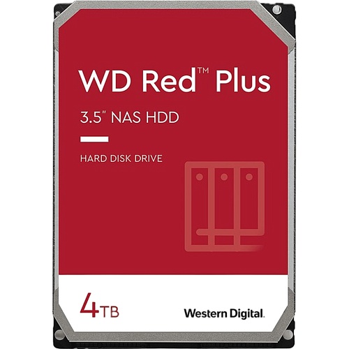 Жесткий диск 3.5" WD Red Plus NAS 4TB SATA 256MB (WD40EFPX)