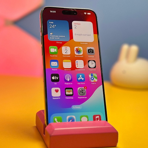 Смартфон Apple iPhone 15 Pro Max 256GB Natural Titanium (6902) Б/У