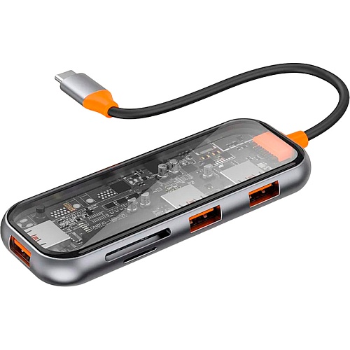 USB-хаб WiWU Cyber Series Multifunctional 5-in-1 Type C Hub Adapter CB005 - придбати в Дніпрі, Україні: ціна, характеристики | інтернет-магазин TOUCH