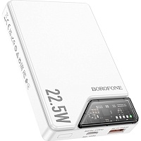 Внешний аккумулятор Borofone BJ49 Astute 10000mAh 22.5W White Внешний аккумулятор Borofone BJ49 Astute 10000mAh 22.5W White