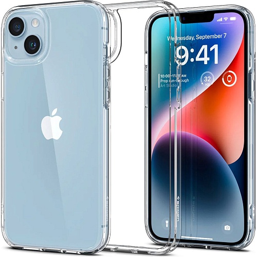 Чехол Spigen Ultra Hybrid для Apple iPhone 14 (Crystal Clear)