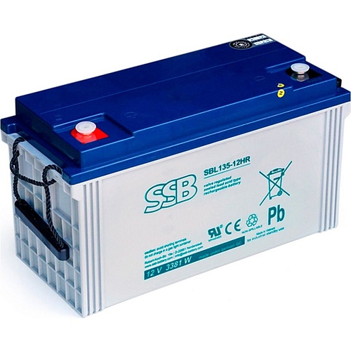 Акумулятор SSB SBL135-12HR AGM (12V/120Ah/1440Wh) - придбати в Дніпрі, Україні: ціна, характеристики | інтернет-магазин TOUCH