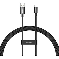 Кабель Baseus Superior Series SUPERVOOC Fast Charging USB-A to USB-C 65W 1m Black (CAYS000901)