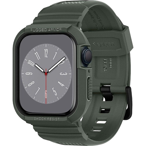 Ремінець Spigen Rugged Armor Pro для Apple Watch 44/45mm Military Green (062CS26016) - придбати в Дніпрі, Україні: ціна, характеристики | інтернет-магазин TOUCH