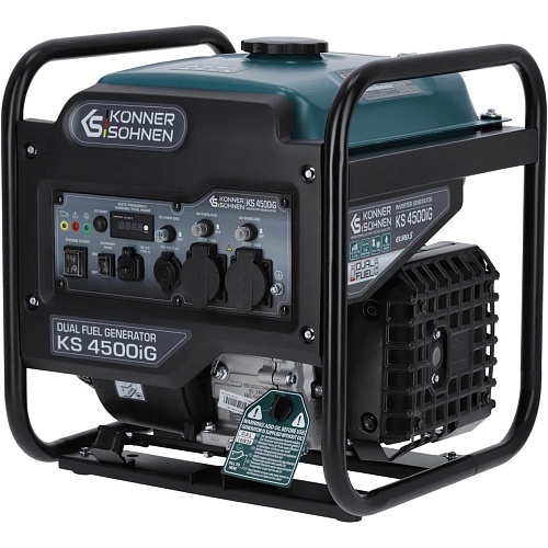 Інверторний газово-бензиновий генератор Konner&Sohnen KS 4500iG - придбати в Дніпрі, Україні: ціна, характеристики | інтернет-магазин TOUCH