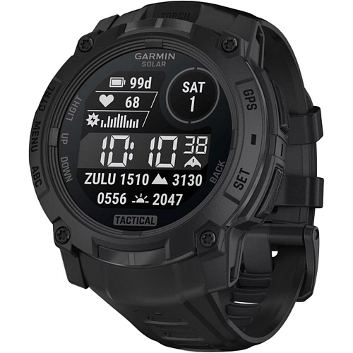 Смарт-годинник Garmin Instinct 3 Solar 50mm Tactical Edition Black with Black Band (010-02935-50) - придбати в Дніпрі, Україні: ціна, характеристики | інтернет-магазин TOUCH