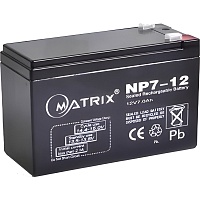 Акумулятор Matrix NP7-12 AGM 12V (12V/7Ah/84Wh) - придбати в Дніпрі, Україні: ціна, характеристики | інтернет-магазин TOUCH