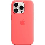 Чехол Apple Silicone Case with MagSafe для iPhone 15 Pro Guava (MT1G3ZM/A)