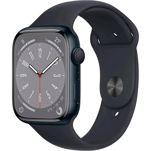 Смарт-годинник Apple Watch Series 8 41mm Midnight Aluminum Case with Midnight Sport Band S/M (MNU73) - придбати в Дніпрі, Україні: ціна, характеристики | інтернет-магазин TOUCH