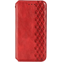 Чехол-книжка GETMAN Cubic Cover Case для Xiaomi Redmi Note 12 Pro 4G/ 11 Pro 4G/ 5G Red