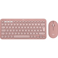 Комплект (клавиатура + мышь) Logitech Pebble 2 Combo Rose (920-012241) UA