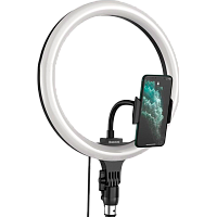 Кільцева LED лампа Baseus Live Stream Holder-floor Stand Black 30см (CRZB12-B01) - придбати в Дніпрі, Україні: ціна, характеристики | інтернет-магазин TOUCH Кільцева LED лампа Baseus Live Stream Holder-floor Stand Black 30см (CRZB12-B01) - придбати в Дніпрі, Україні: ціна, характеристики | інтернет-магазин TOUCH